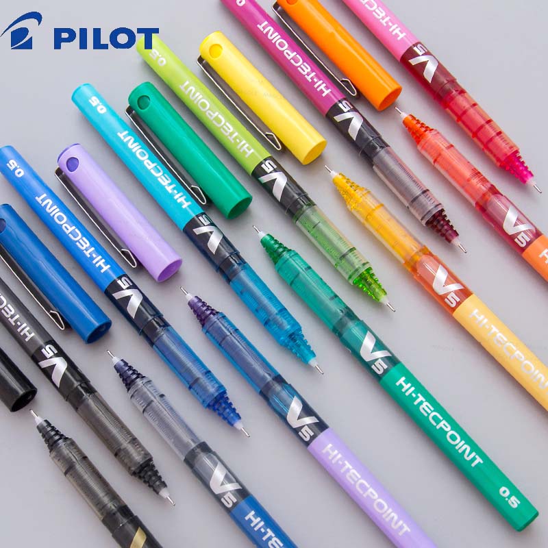 Pilot Pen V5 - Japan Pilot Mehrfarbige Gelstifte HI-TECPOINT BX-V5