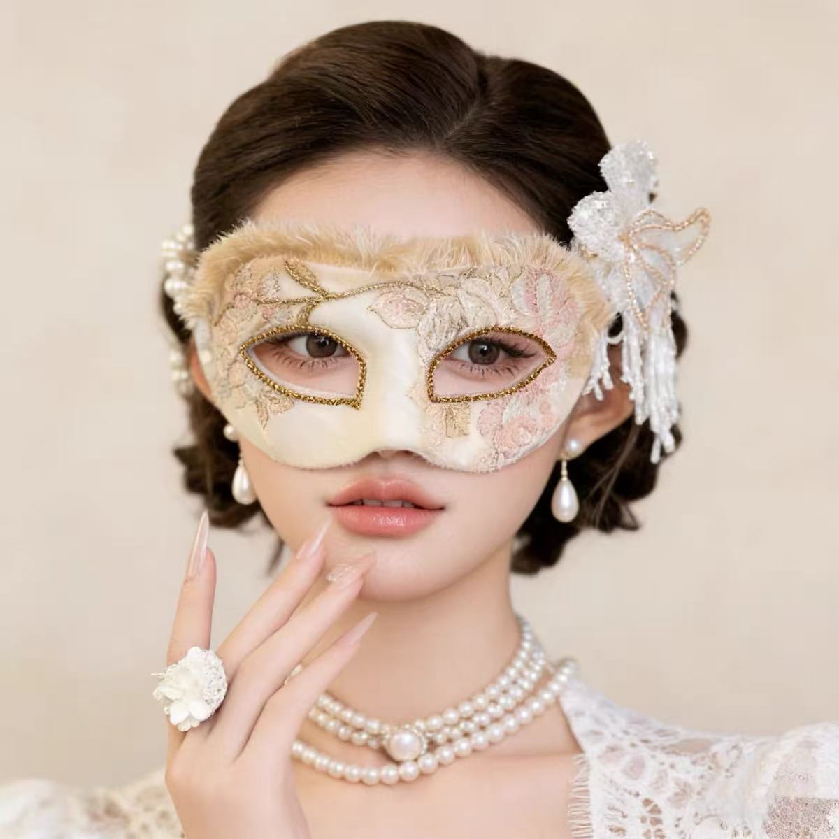 2026 Neue Katzenohren-Maske Ha – Tassel Fringe Trim Bewertung und Preis