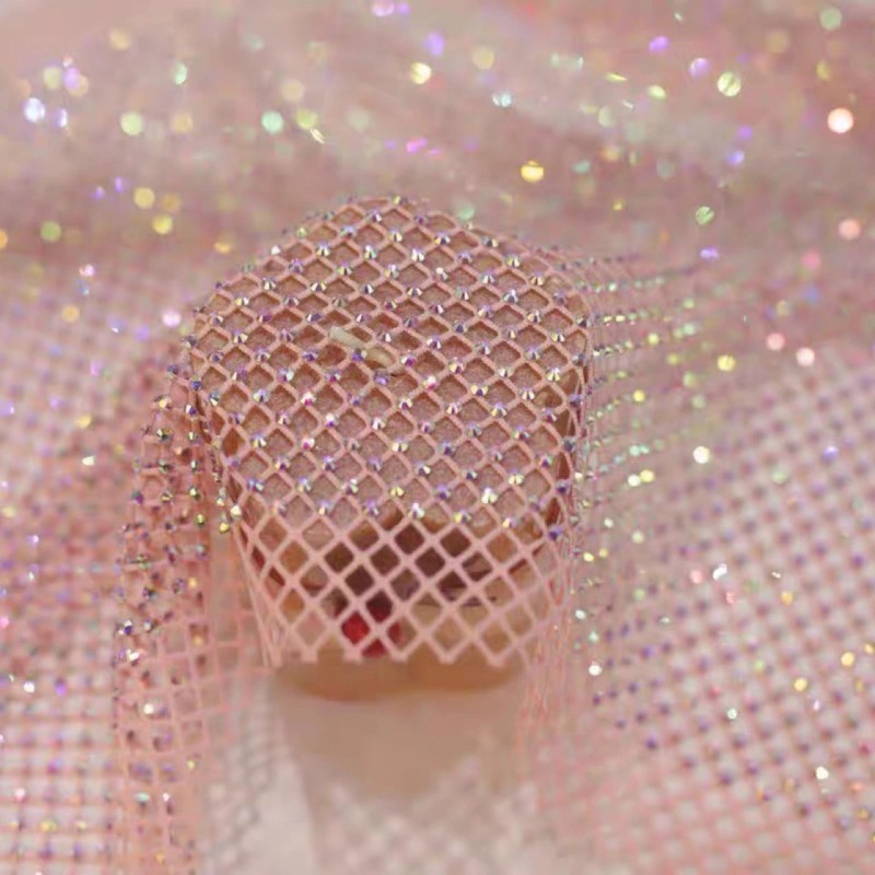 Mistlace Stretch-Strass-Fischn – Crystal Mesh Fabric Bewertung und Preis