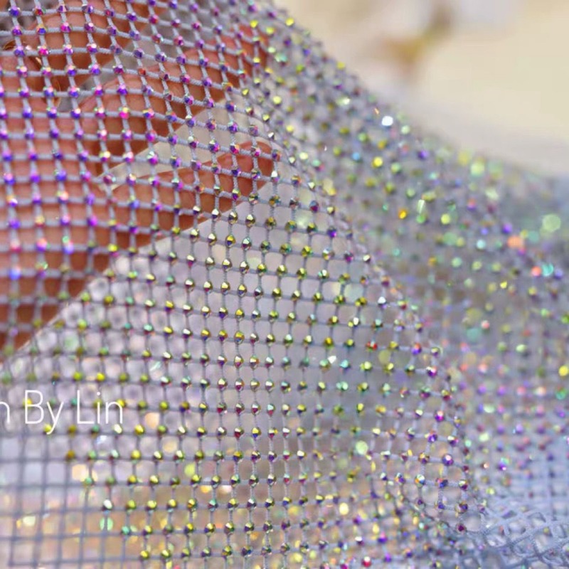 Mistlace Stretch-Strass-Fischn – Crystal Mesh Fabric Bewertung und Preis