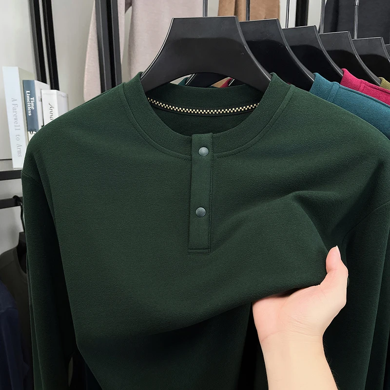 Herren Loose Fit Henley Pullov – Embellish Knit Bewertung und Preis