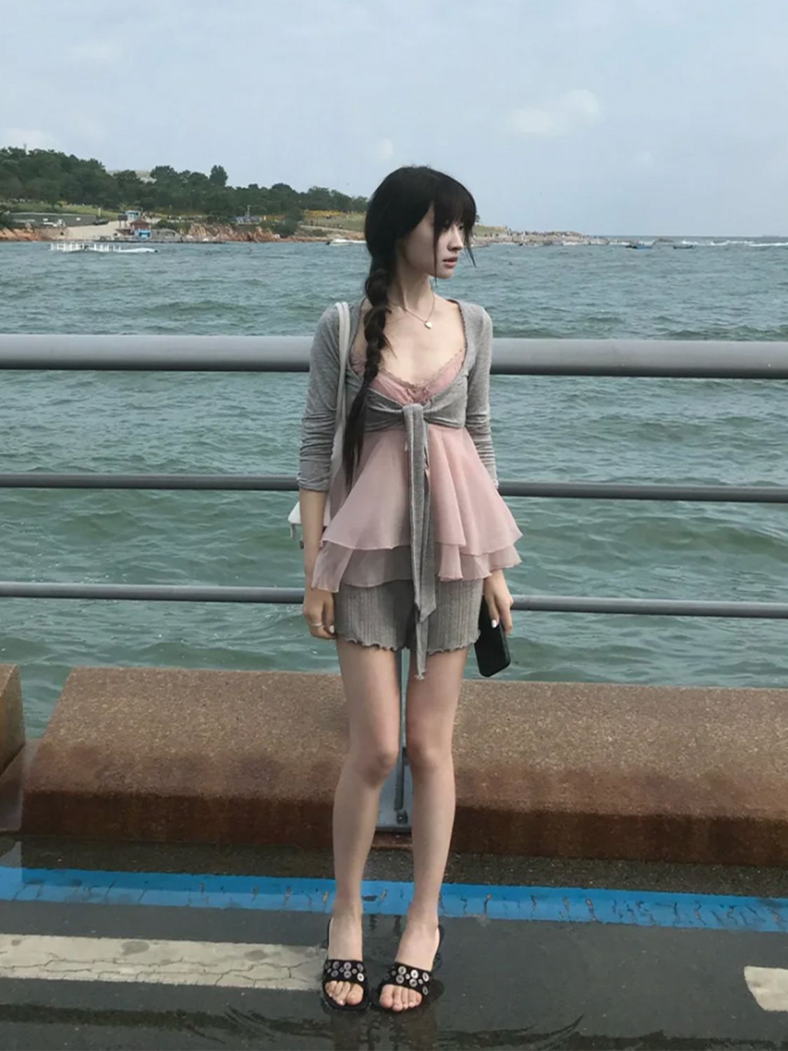 Koreanisches Süßes Sommer-3-Te – Elastic Lace Trim Bewertung und Preis